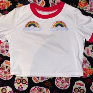 Rainbow Crop Top